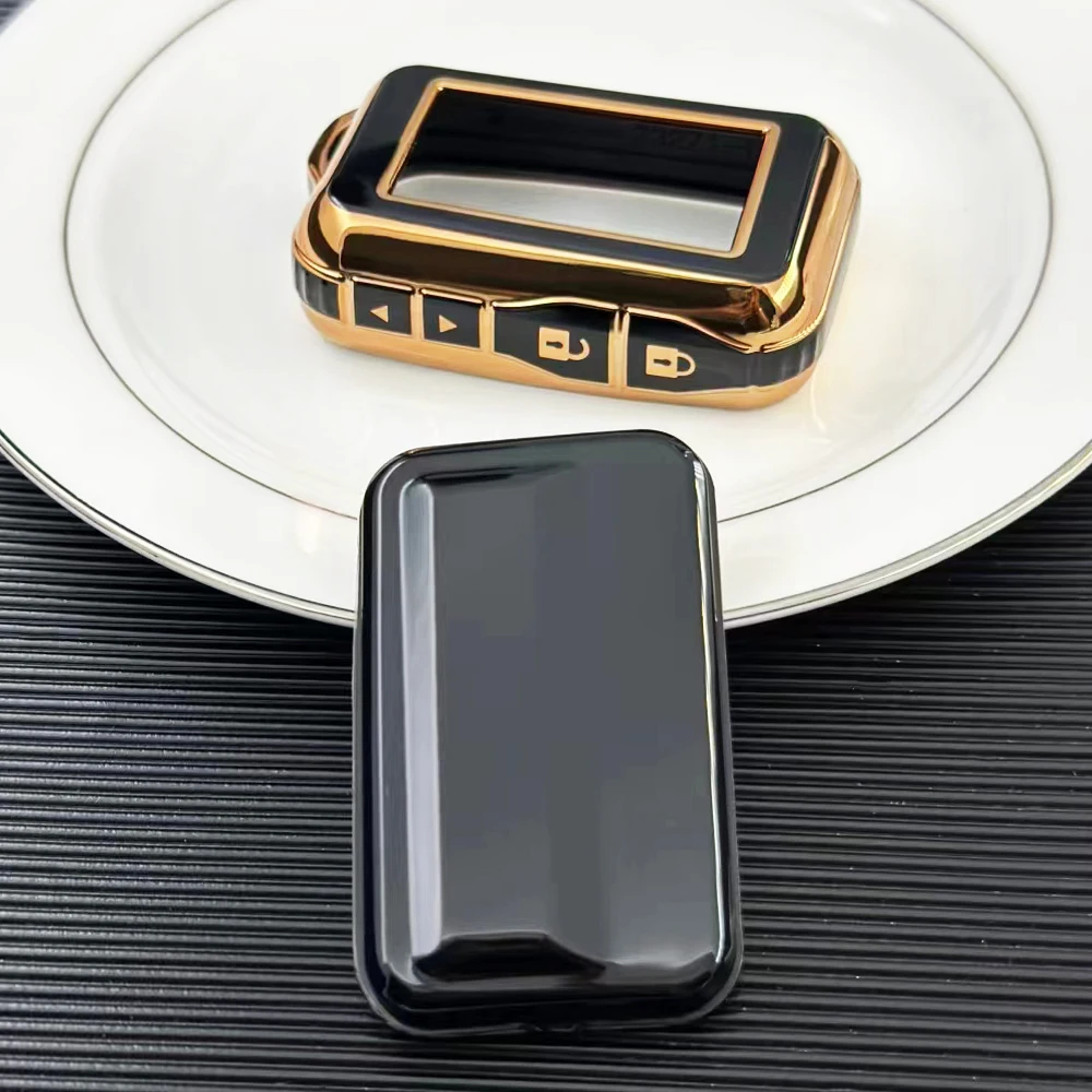 Новый модный роскошный чехол для ключей из ТПУ E90 E91 двухсторонней автомобильной