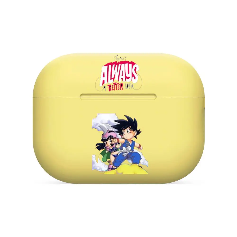 Чехол для наушников Dragon Ball Kiki чехол Airpods 1 2 из ТПУ с Bluetooth Air Pod pro желтый |