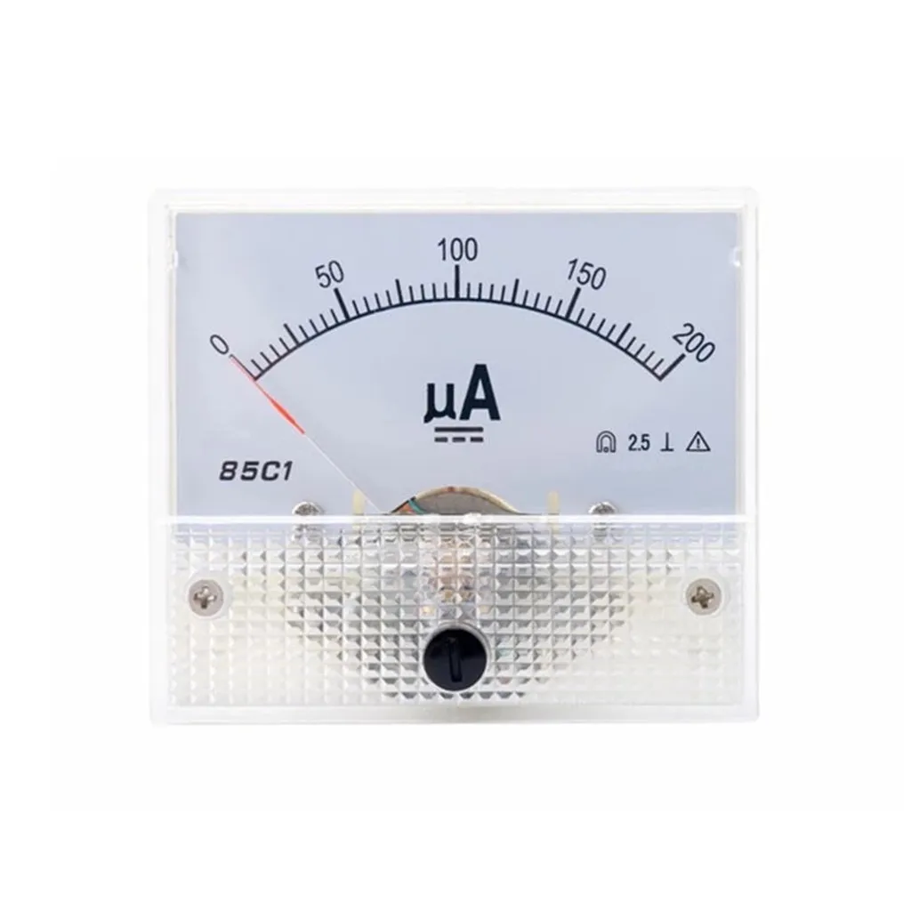 for DC 85C1 μA Analog Current Meter Panel Dial Current Gauge Pointer ...