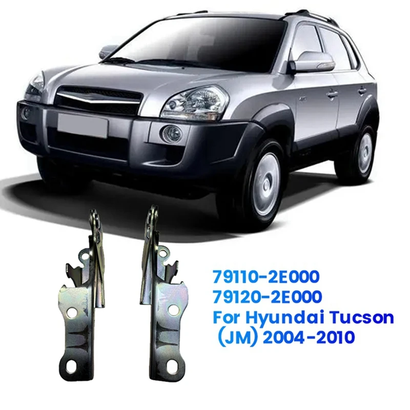 1 пара шарниров капота и пассажирской стороны 79110-2E000 79120-2E000 для Hyundai Tucson (JM) 2004-2010