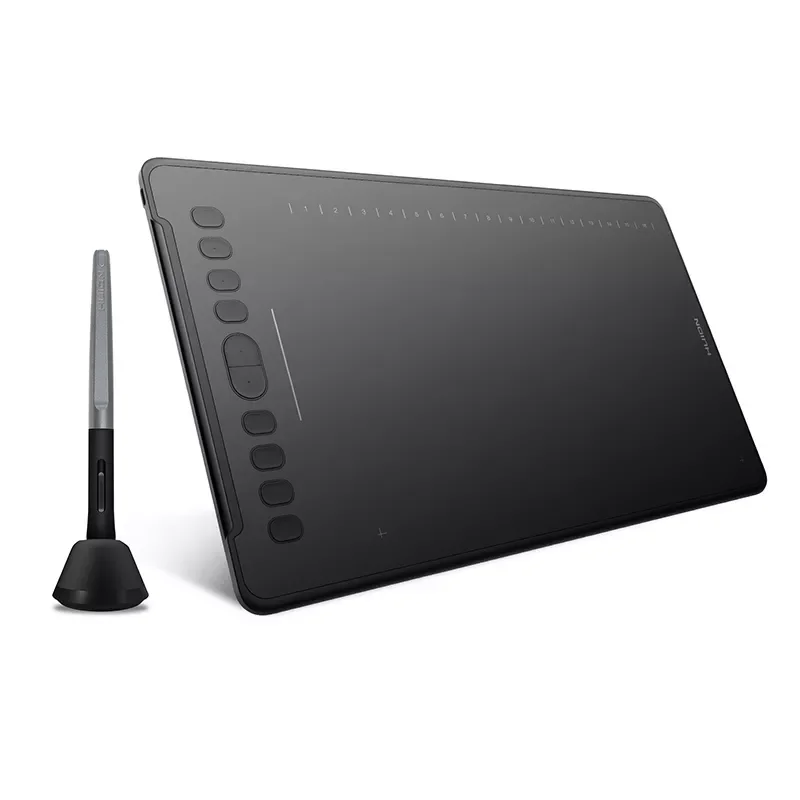 

2022. H1161 8192 Levels Graphics Drawing Tablet with Touch Bar Tilt Function Digital Tablet with Battery-Free Pen Stylus Gift