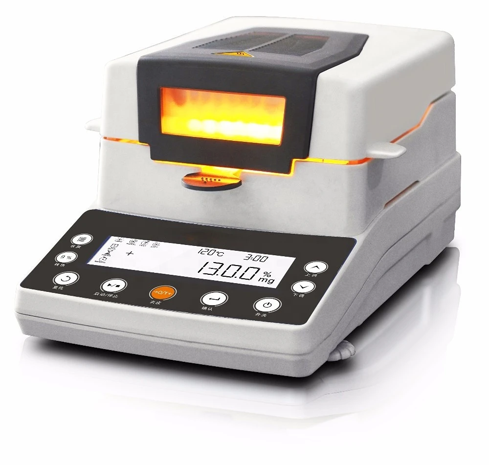 

5mg Wheat Flour Halogen Rapid Laboratory Moisture Analyzer Meter
