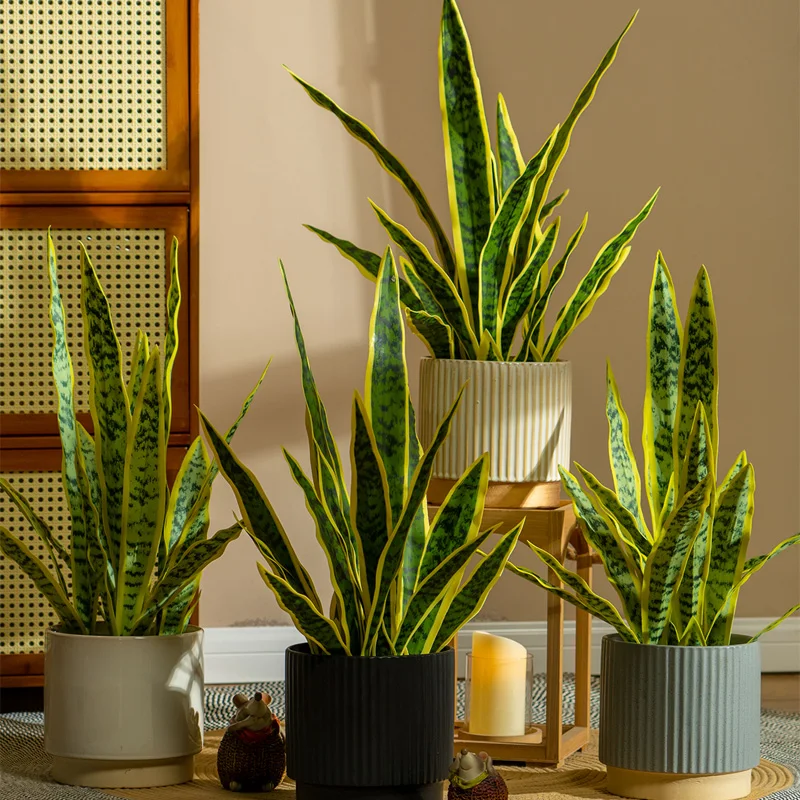 

Artificial Plant Tropical Long Leaf Single Branch Tiger Pilan For Garden Livingroom Room Home Decoration Accessories Party Decor