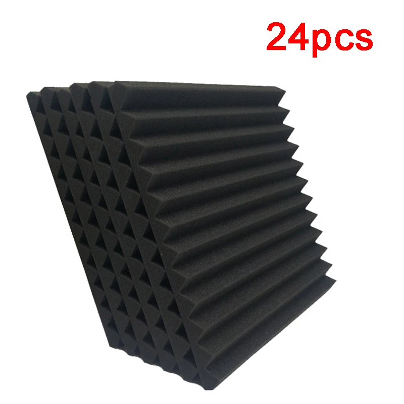 

Студийная Звукоизоляционная пенопластовая панель, 30x30x2,5 см, 24 шт.