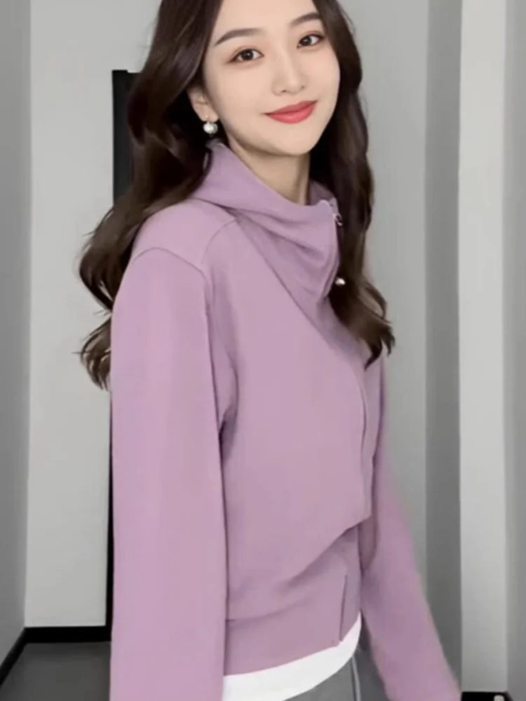 Осень-зима 2023 новая женская модная повседневная темпераментная толстовка с