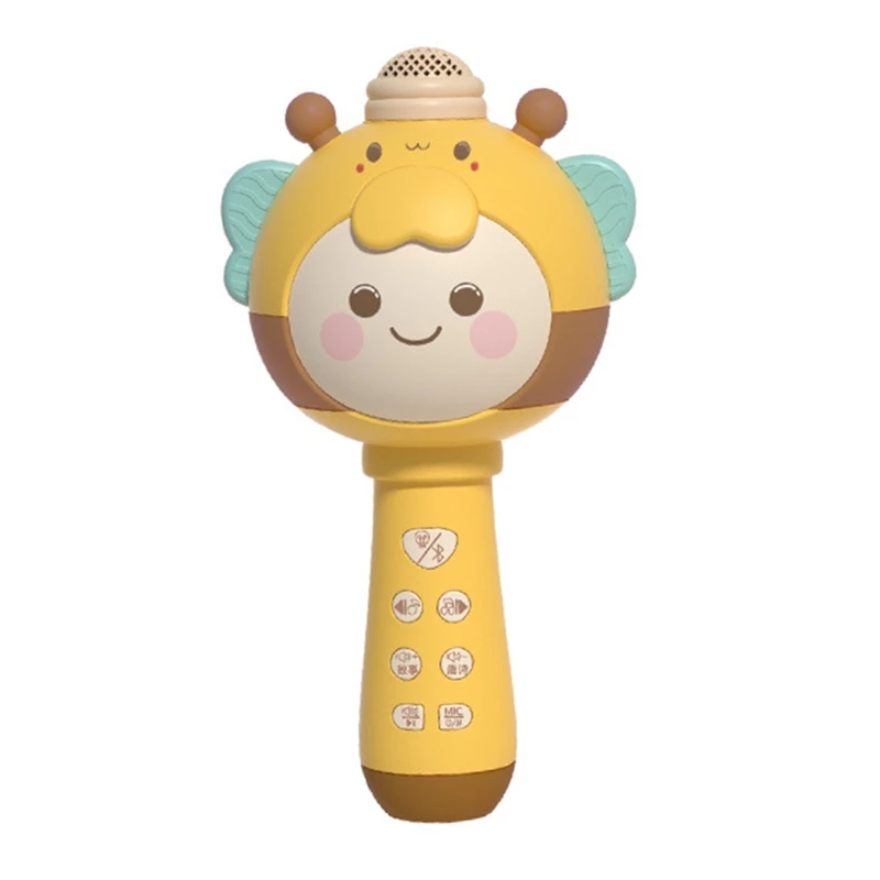 

Kids Play Toy Realistic Wireless Microphone Musical Sense Toy Portable Multifunctional Table Game Creative Baby Gift
