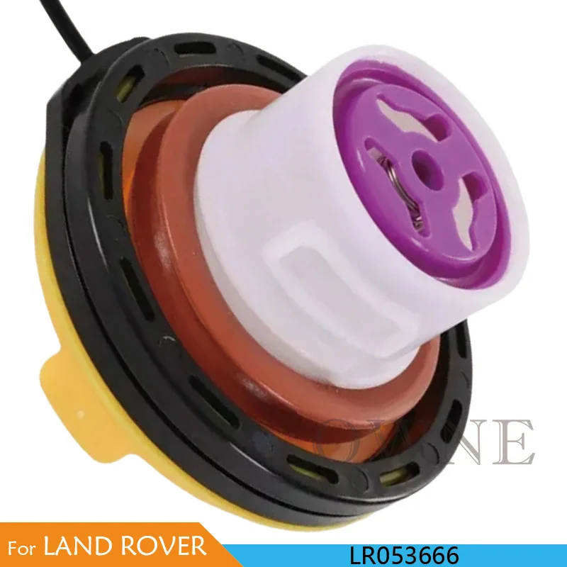 Фото Желтая крышка топливного бака для Land Rover Discovery 5 L462, Land Rover Discovery Sport L550, Range Rover Sport L494, L405, LR053666 №3