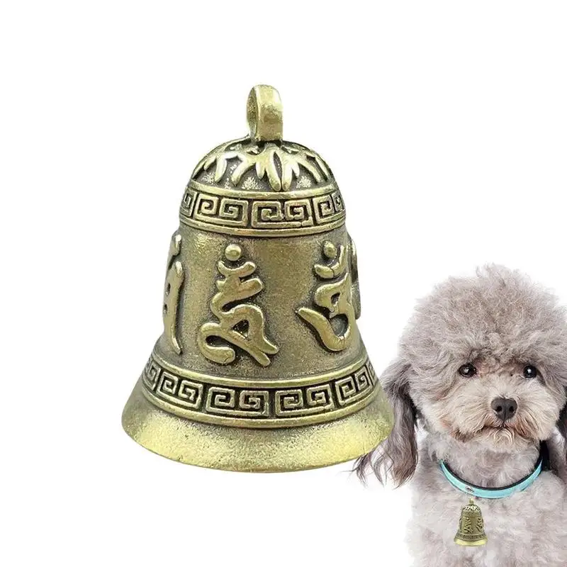 

Bear Bells For Hikers Buddhist Six-character Mantra Pattern Bell Hiking Bell Hand Bell For Cows Helps To Prevent Startling Wild