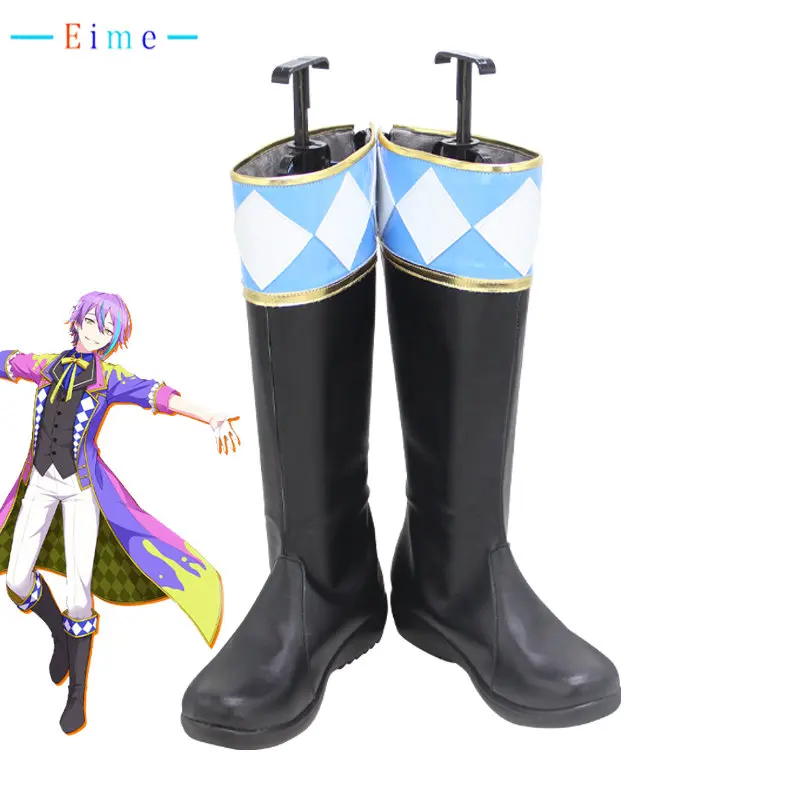 

Kamishiro Rui Cosplay Shoes Game Project Sekai Colorful Stage PU Leather Shoes Halloween Party Boots Cosplay Prop Custom Made