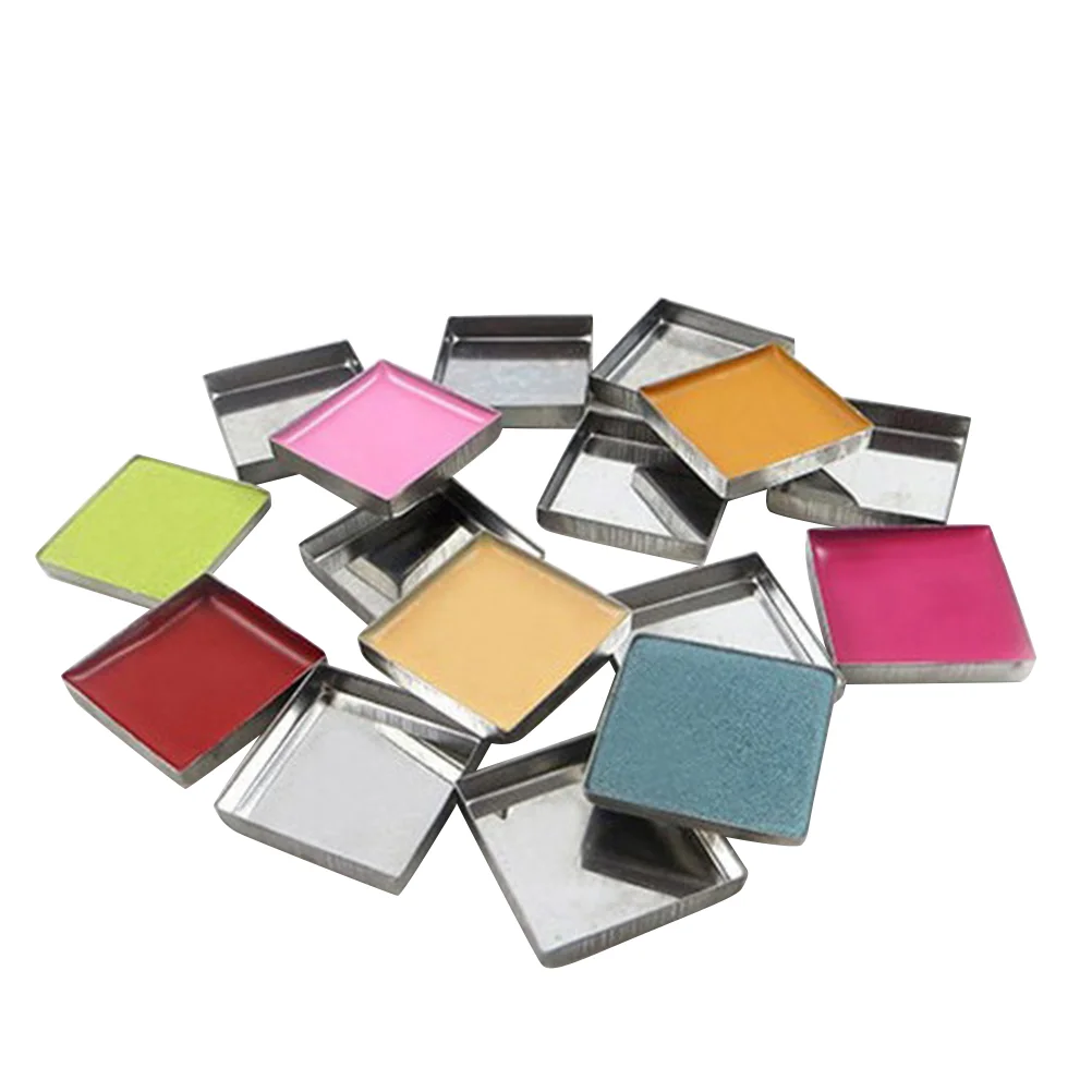 

56pcs Empty Square Metal Pans for Eyeshadow Blusher Pressed Powder Makeup Cosmetics