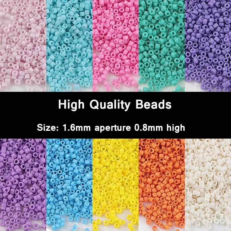 

200pcs/1.6mm Aperture 0.8mm High Glass Rice Beads Antique Beads DIY Beads for Jewelry Making Beads Necklace Bracelet Accessories