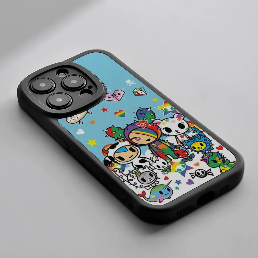 Японский чехол для телефона T-Tokidokis Iphone 15 Pro Max 14 Plus 11 13 12 X Xr Xs 7 8 Puls Se из овечьей кожи