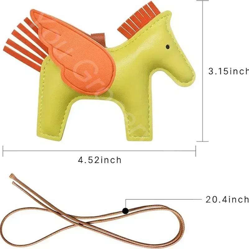 Подвеска милая маленькая сумка с лошадью Очаровательная искусственная кожа