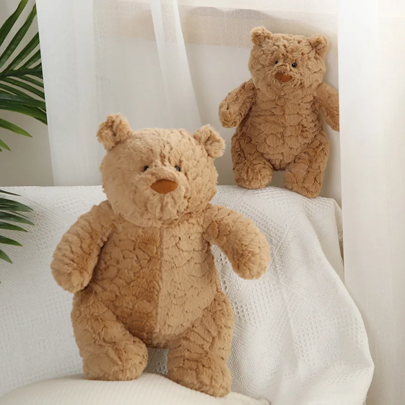 

Hot Sale Barcelona Bear Cute Plush Kid Accompany Doll Kawaii Fluffy Soft Stuffed Sleeping Companion Toy Sofa Pillow Holiday Gift