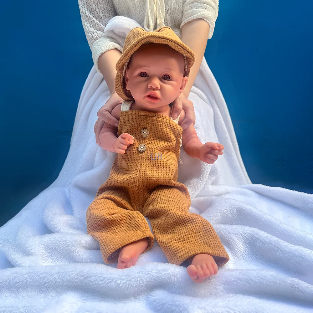 Моющийся супермягкий черный Африканский мальчик прототип 17 5 дюйма полностью