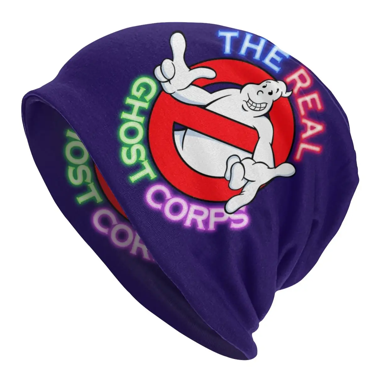 

Зимние теплые женские и мужские вязаные шапки в стиле хип-хоп, шапочки унисекс для взрослых Призрачного корпуса, облегающие шапки, облегающ...