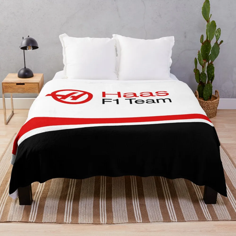 

Haas Formula 1 Team Throw Blanket Large Blanket Fluffy Blankets Large Sofas