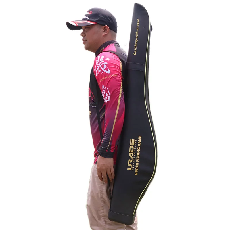 Outdoor 100cm/120cm Fishing Bag FIshing Rod Protection Multifunction Bait Spinning Reel Storage Durable Freshwater Shoulder Hand