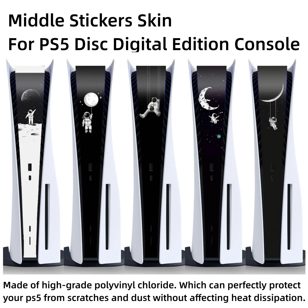 Наклейки для PS5 в виде астронавта защитные аксессуары |
