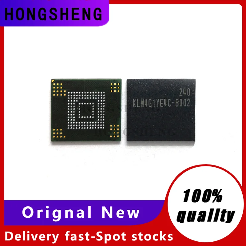 

Free Shipping 2-10pcs/lots New KLM4G1YE4C KLM4G1YE4C-B002 153-ball 4G emmc chip hard drive IC In Stock