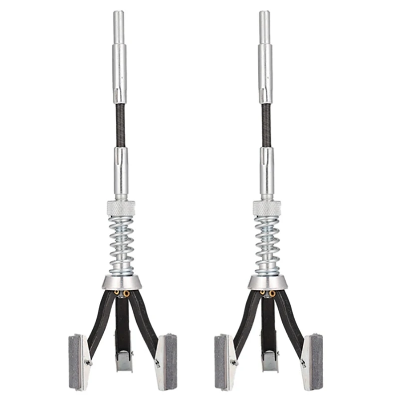 

2Pcs 19Mm-64Mm Car Engine Cylinder Brake Honing Stone 3 Jaw Adjustable Bore Hone Metal Flexible Shaft Honing Tool