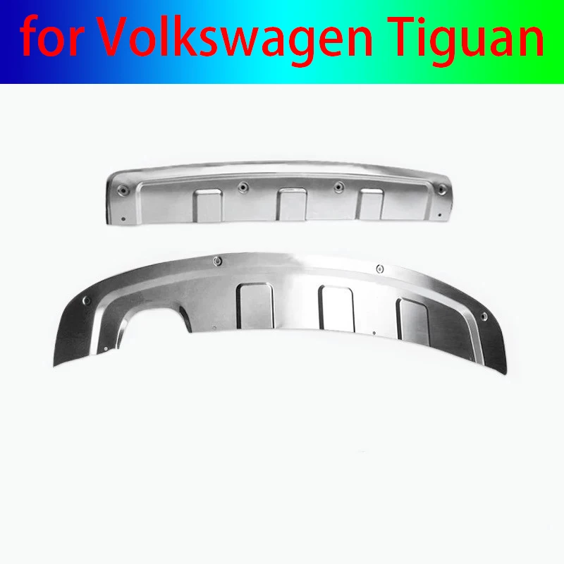 

Металлическая защита переднего и заднего бампера из нержавеющей стали, защитные аксессуары для Volkswagen Tiguan 2010, 2011, 2012, 2013, 2014-2016
