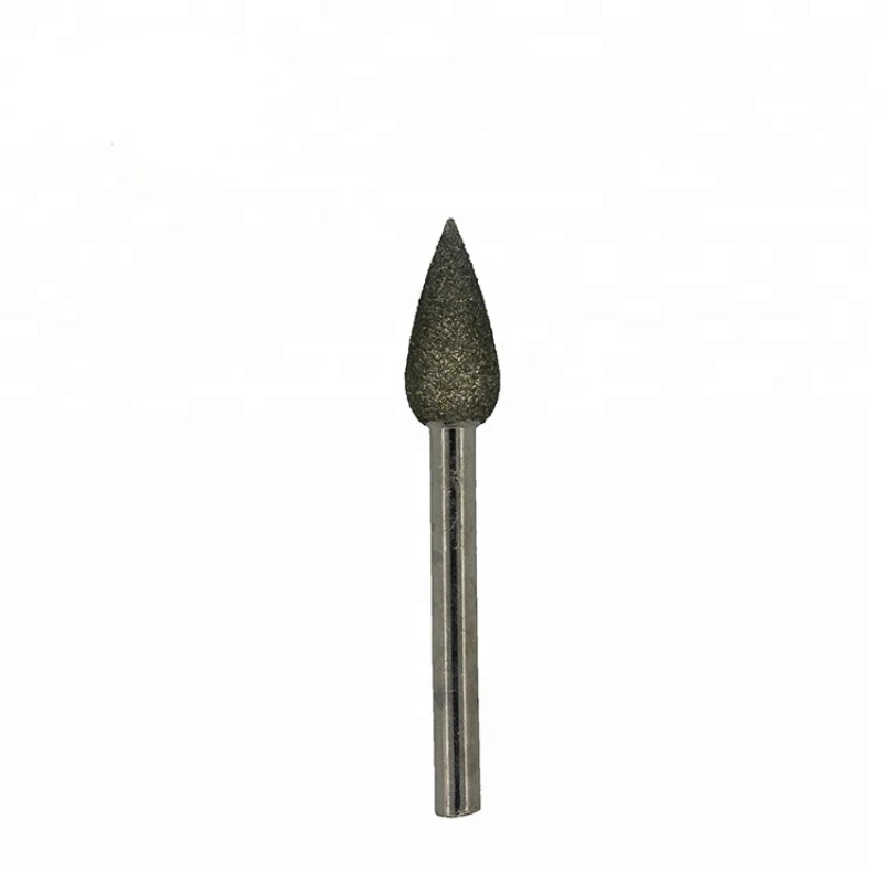 

Stone Grinding Tools 6MM Shank Electroplated Diamond Mounted Point For Stone