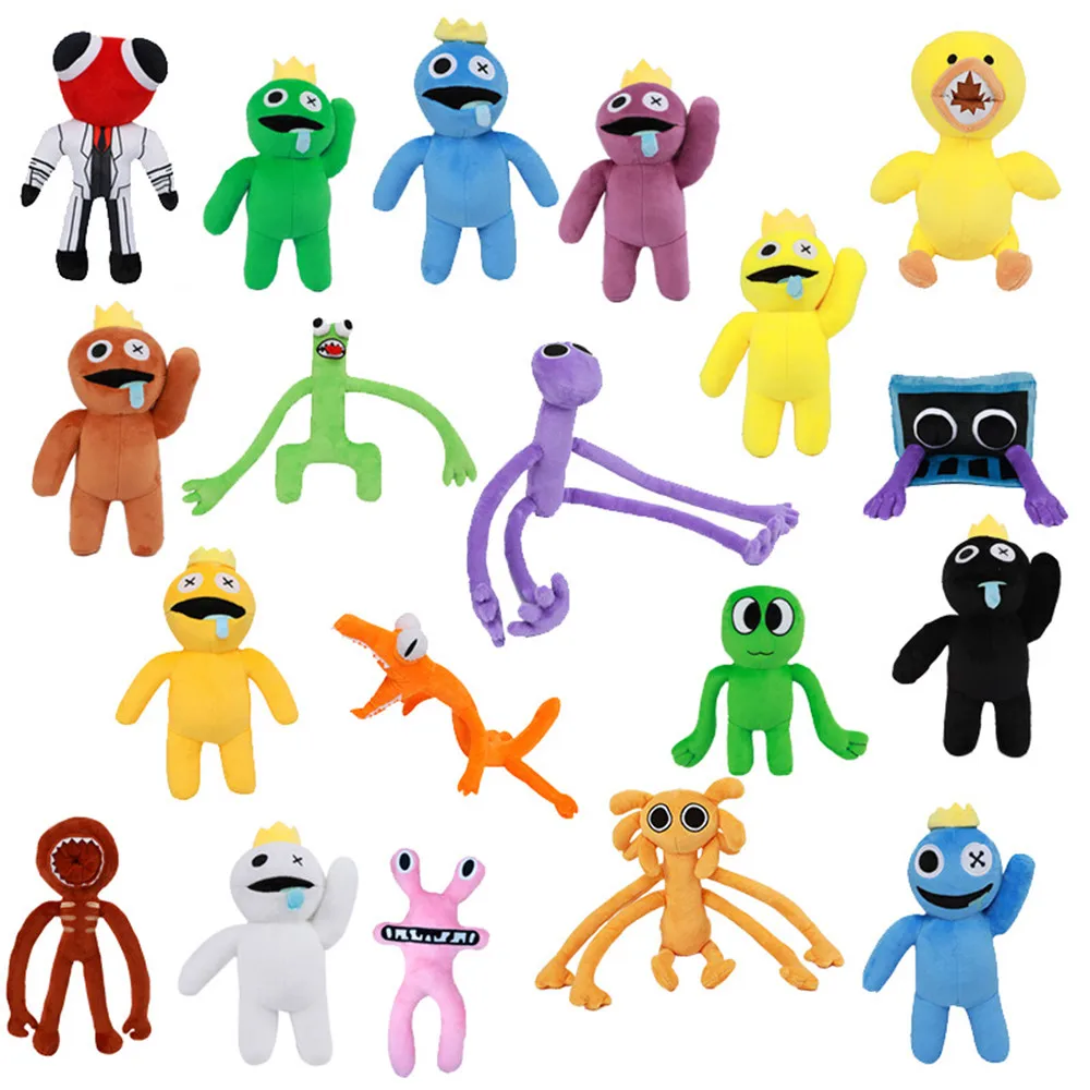 

30cm Rainbow Friends Plush Toy Cartoon Game Character Doll Kawaii Blue Monster Soft Stuffed Animal Toys for Kids Fans