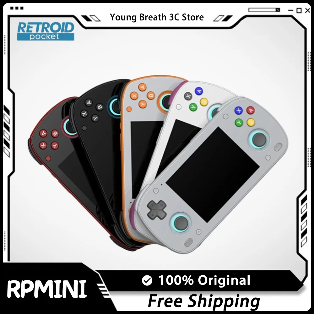 Карманная мини-игровая консоль Retroid Snapdragon 865 активное охлаждение 4:3 OLED