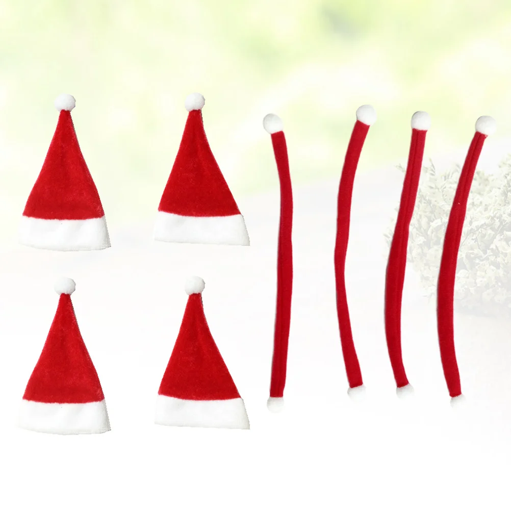 

Christmasmini Scarf Hat Hats Bottlesanta Kit Decorating Snowman Cover Small Petcrafts
