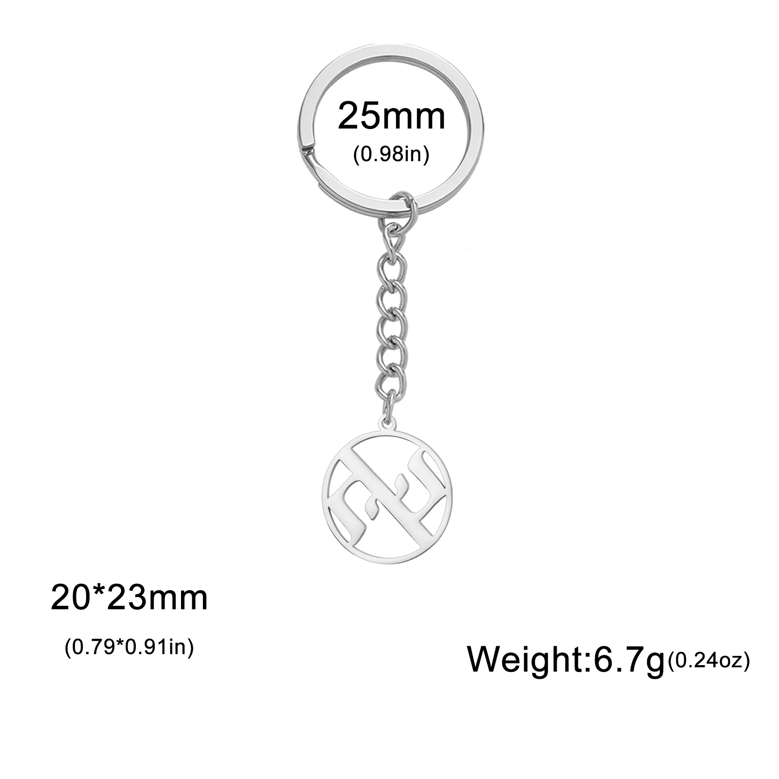 LIKGREAT Хит продаж брелок Ahava для влюбленных на иврите модные еврейские ювелирные