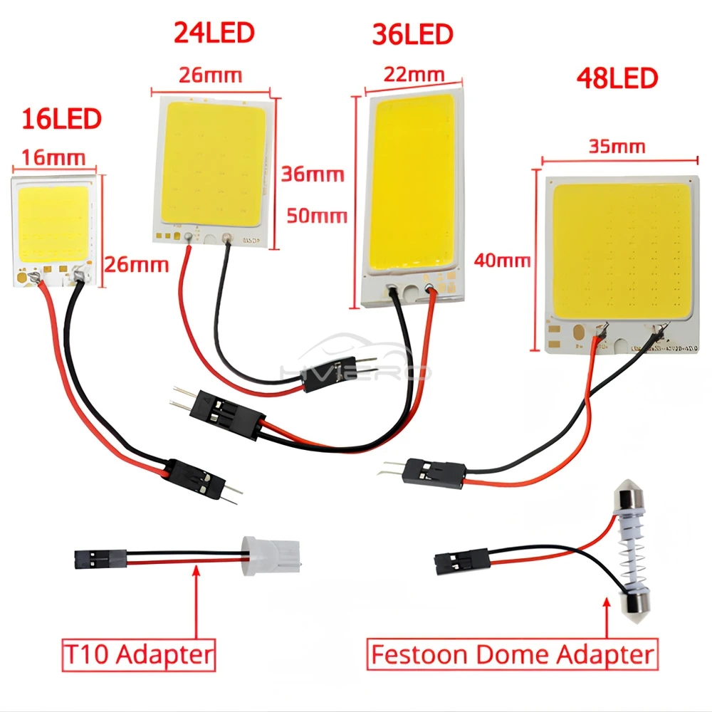 24810 шт. T10 C5W COB 16243648SMD Светодиодные лампы для чтения, автомобильные светодиодные лампы для парковки, подсветки салона и номерного знака (art.: 3920cca0a8d6b) - 3920cca0a8d6b