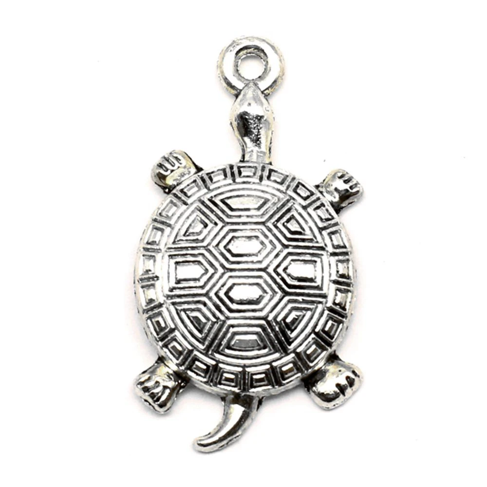 

Turtle Charm For Making Jewelry Diy Finding 25pcs 19x35mm