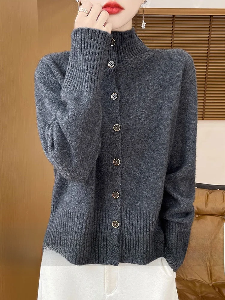 Женский вязаный кардиган из ангоры новинка осени и зимы 00 корейский свитер с