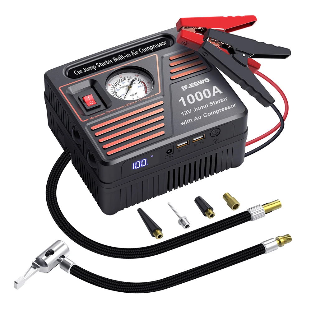 Emergency kit 1000A 12V jump starter portable battery booste