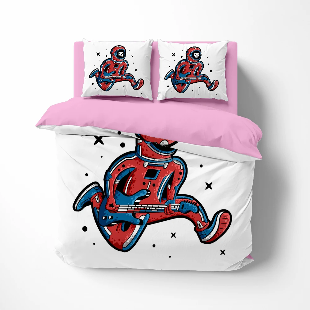 Комплект постельного белья с мультяшным рисунком двойная королевская