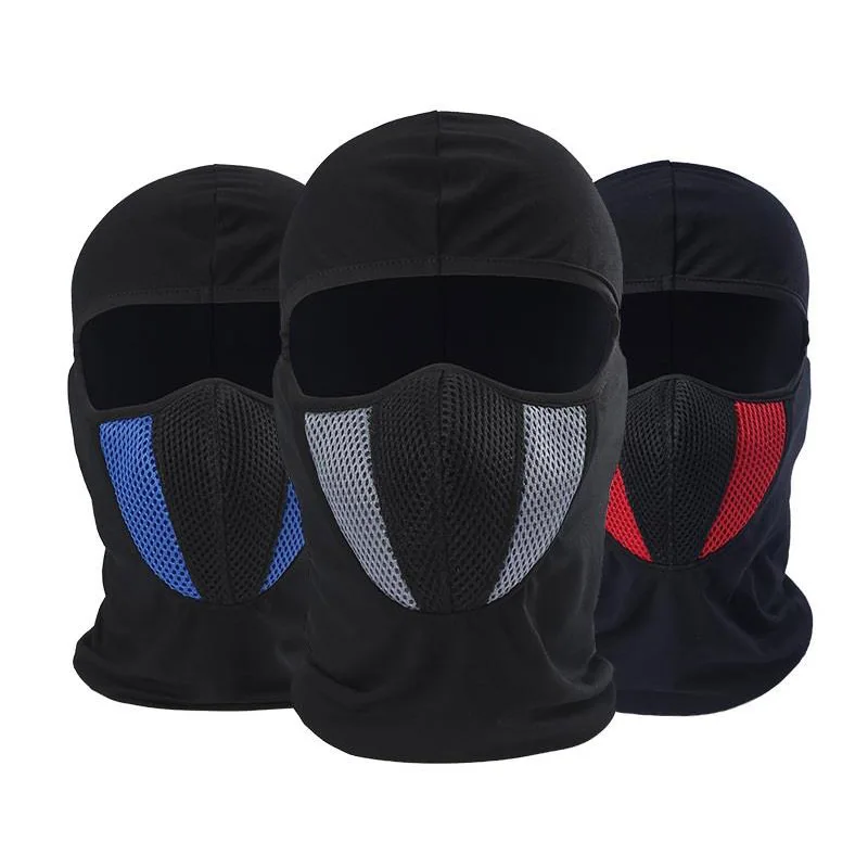 

Summer Outdoor Sports Riding Headgear Ice Silk Sunscreen Mask Bicycle Motorcycle Windproof and Dustproof Masked Headgear