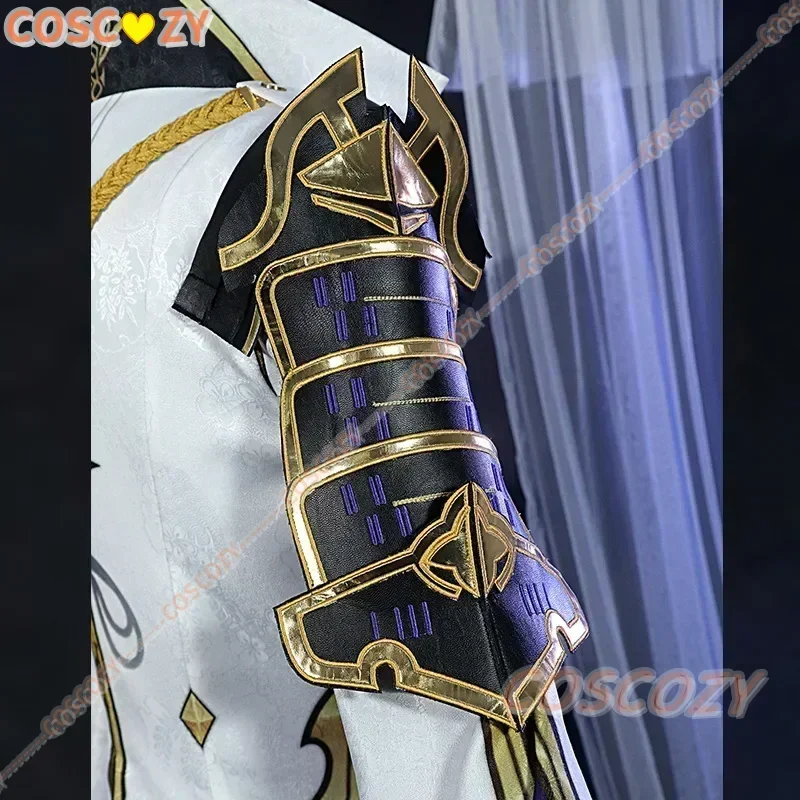 В наличии Kamisato Ayato косплей игра Genshin Impact костюм белая форма реквизит