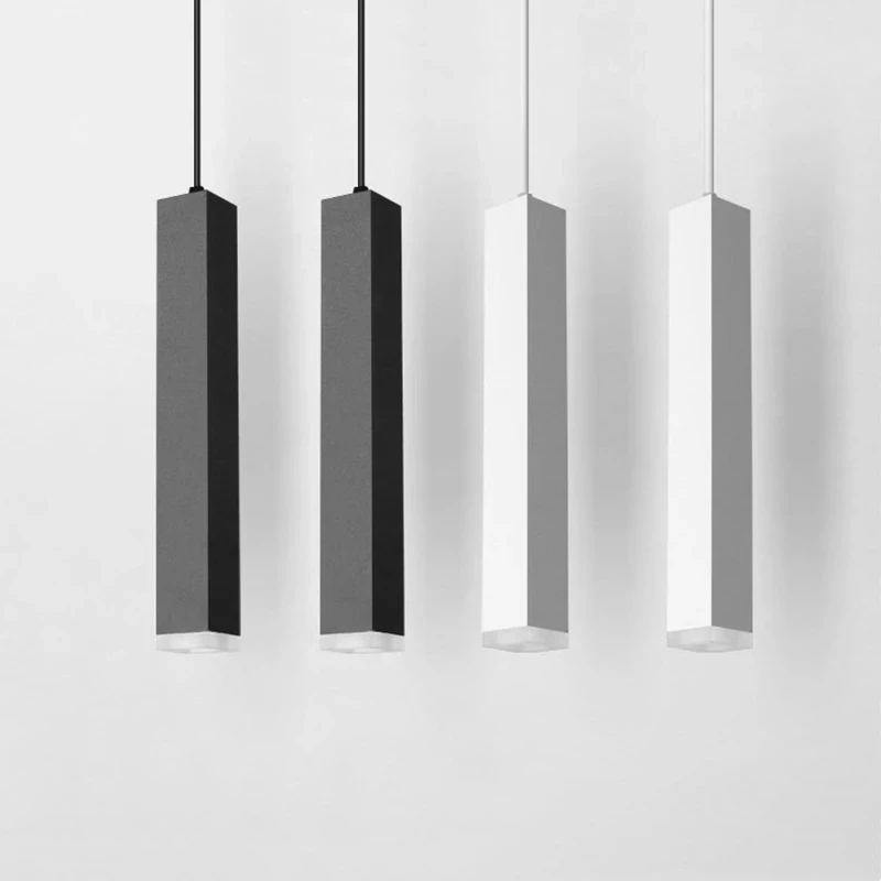 

Modern LED Pendant Light Long Tube Pendant Lamp Cylinder Pipe Hanging Lamp for Living Room Kitchen Light Fixture Decor Luminaire