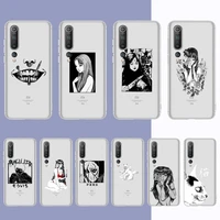yinuoda junji ito terror horror anime phone case for redmi note 5 7 8 9 10 a k20 pro max lite for xiaomi 10pro 10t