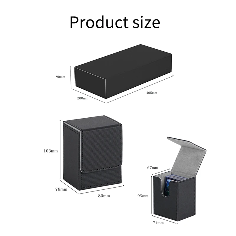 1 комплект коробка для хранения магнитных карт чехол с верхней боковой загрузкой