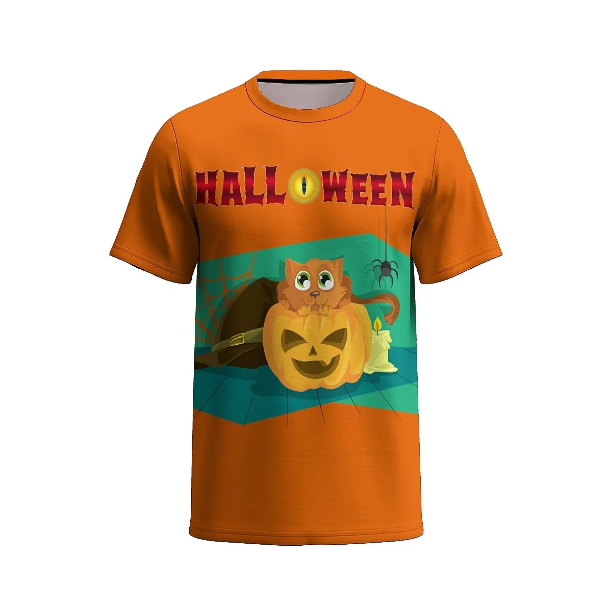 Футболка liaseo с 3D принтом на Хэллоуин для мужчин и пар забавный мультяшный стиль y2k