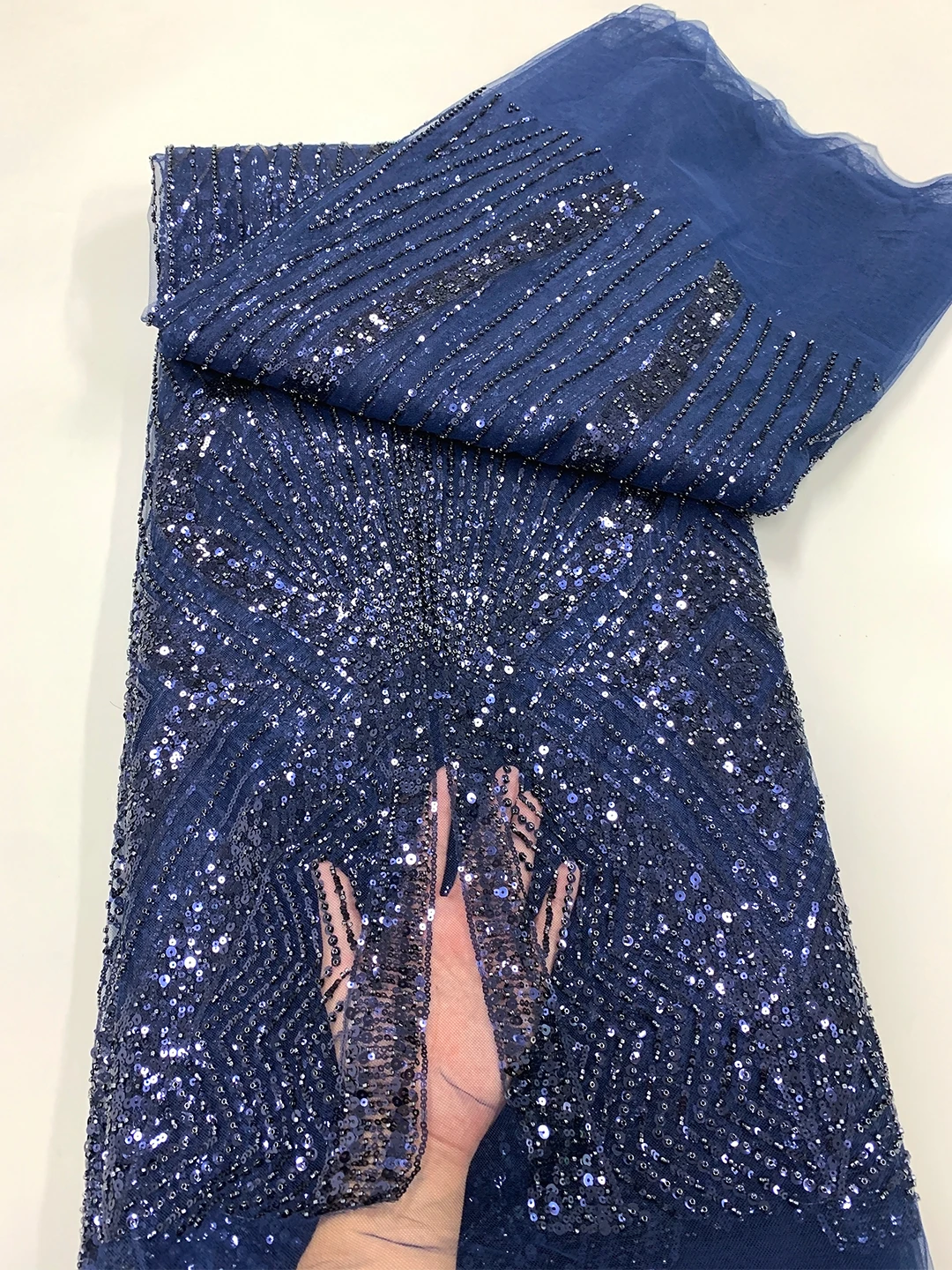 Современная африканская ткань с блестками высококачественное свадебное платье