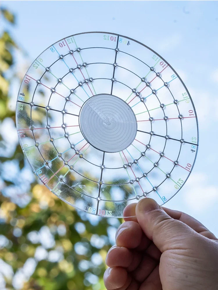 Инструменты для керамики Круглый разделитель равномерный акриловый квадратная