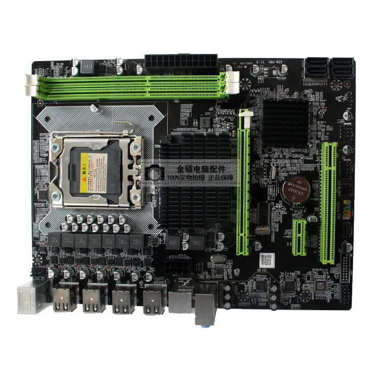 

Новая материнская плата X58 RX, графическая карта ECC, Серверная память LGA1366 Pin X5650x5670 I7cpu, детали для компьютера, материнская плата