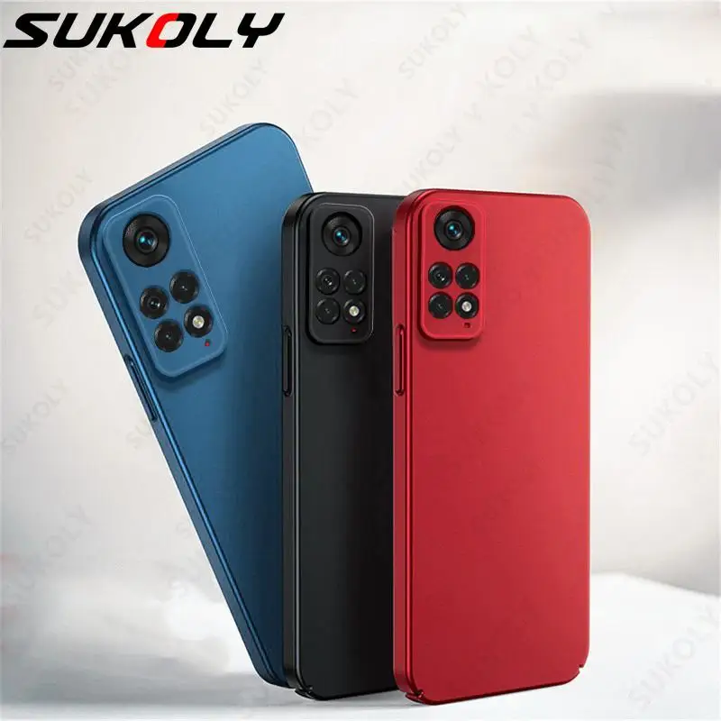 Противоударный Ультратонкий матовый жесткий чехол из поликарбоната для Xiaomi Redmi