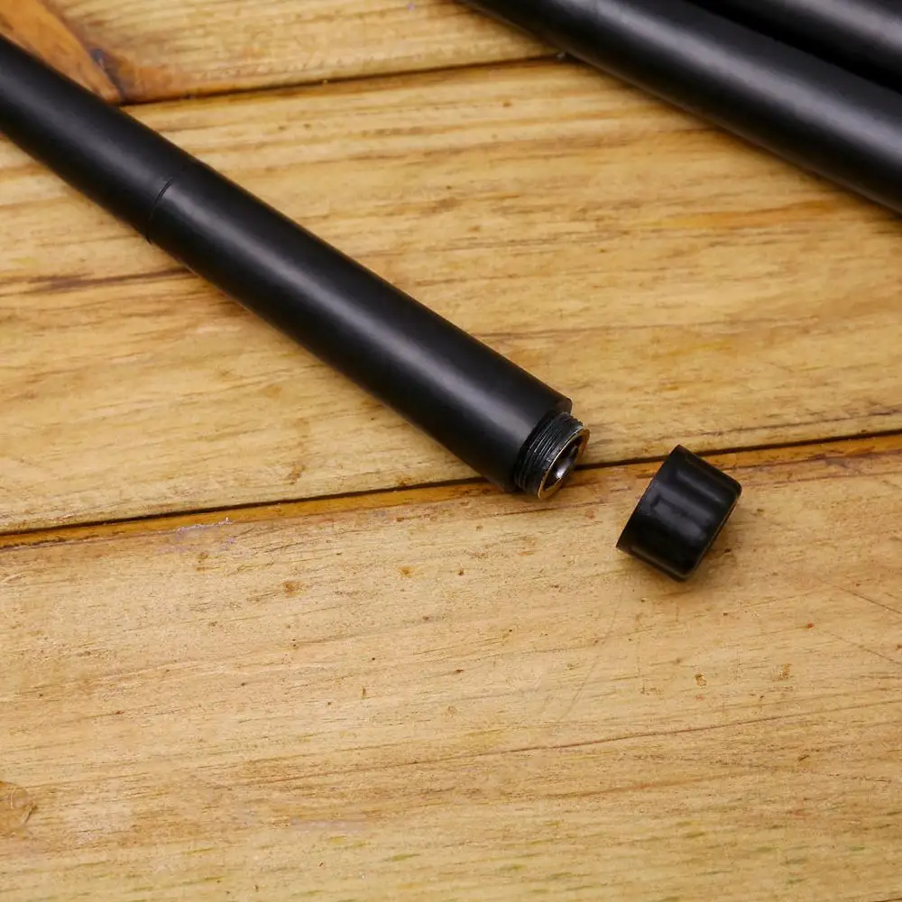 6 шт. пластиковые мерцающие черные светодиодные беспламенные Свечи декоративные