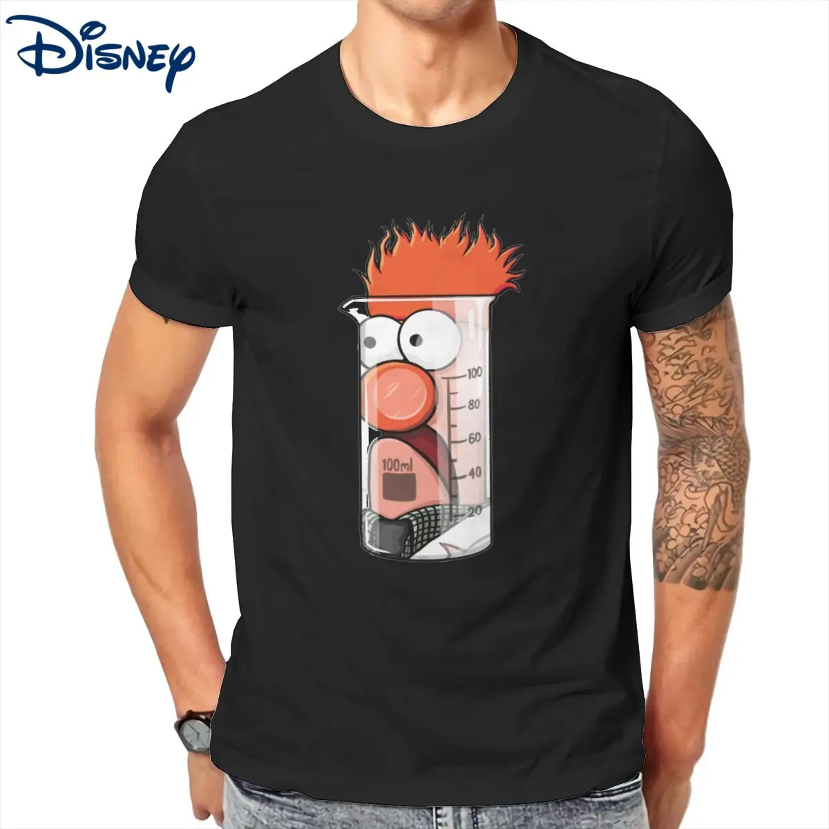 

Футболка мужская с надписью «Beaker Muppets Science»