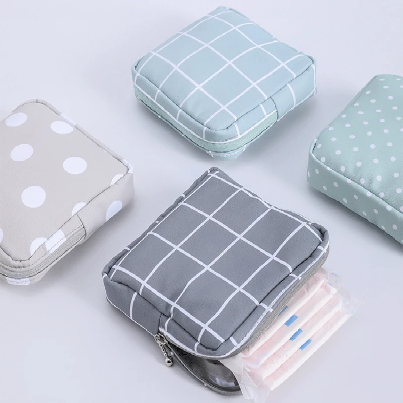 

Sanitary Napkin Storage Bag Fashion Women's Small Cosmetic Bag Coin Card Lipstick Storage Bag Wallet Bag Sundries Organizer