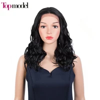 top model synthetic lace wigs for black woman ombre blonde brown natural wave hair wig cosplay lolita party daily heat resistant